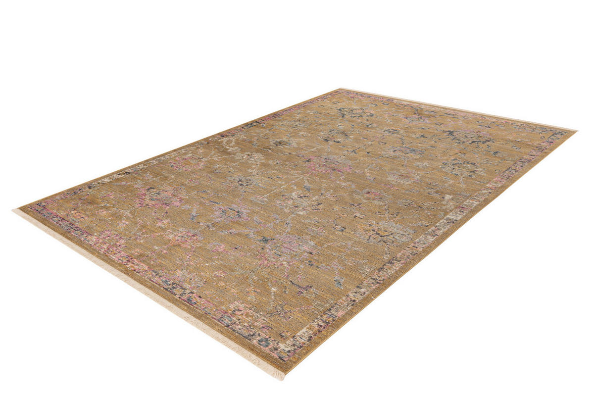 FLACHWEBETEPPICH 160/230 cm  - Goldfarben, Design, Kunststoff/Textil (160/230cm) - Novel