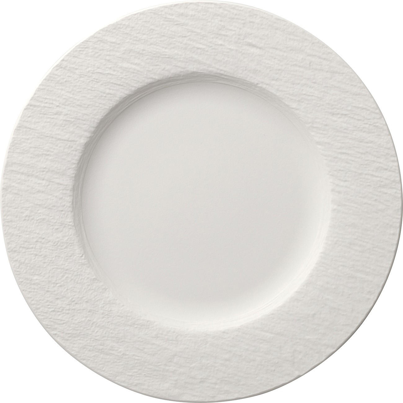 PLITKI TANJIR         27 cm    - bela, Osnovno, keramika (27cm)