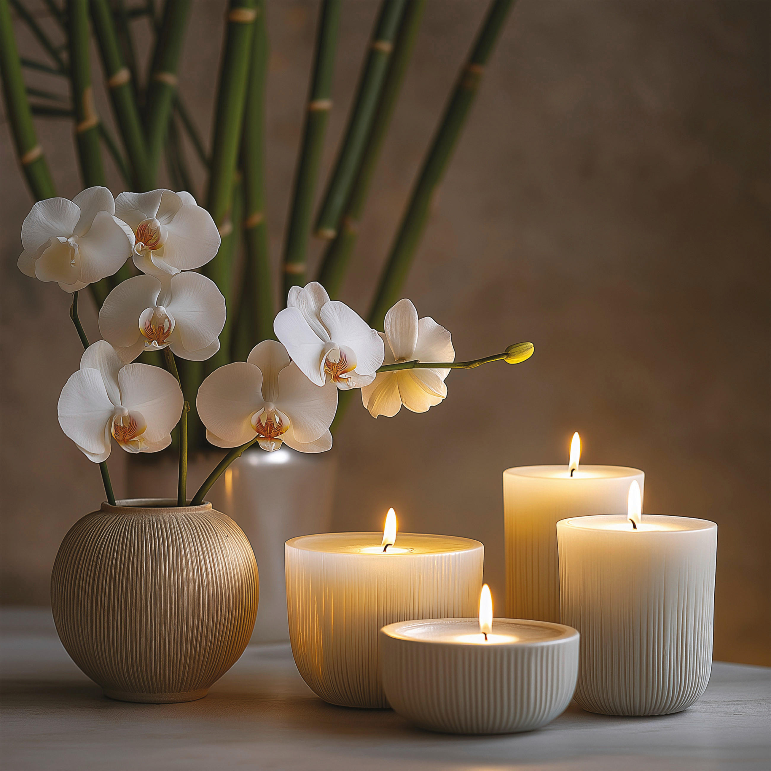 GLASBILD Zen  - Multicolor, Basics, Glas (20/20/1,4cm) - Euroart