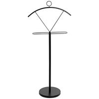 HERRENDIENER in Schwarz 51/117/28 cm   - Schwarz, Basics, Metall (51/117/28cm)