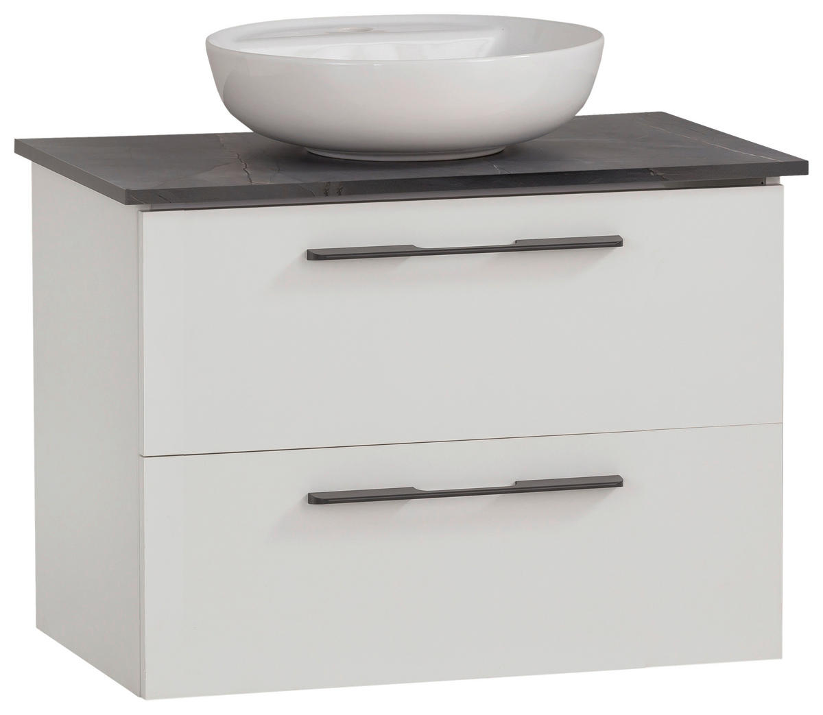 WASCHTISCHKOMBI 66 cm  - Anthrazit/Weiß, MODERN, Keramik/Holzwerkstoff (66cm) - Stylife