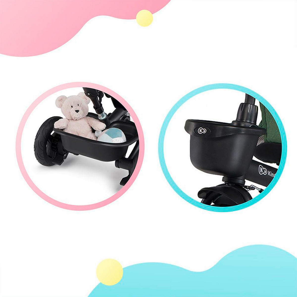 TRICIKL   - Basics, drvo/metal (51/108/106cm) - kinderkraft