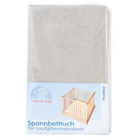 KINDERSPANNBETTTUCH 68-90/95-95 cm   - Taupe, Basics, Textil (68-90/95-95cm) - Zöllner