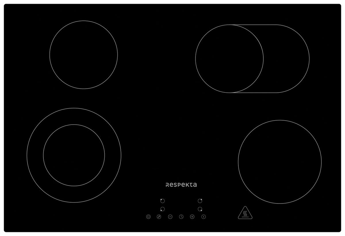 BACKOFENSET ASET7007700  - Schwarz, Trend, Glas/Metall (59,5/59,5/56,5cm) - Respekta
