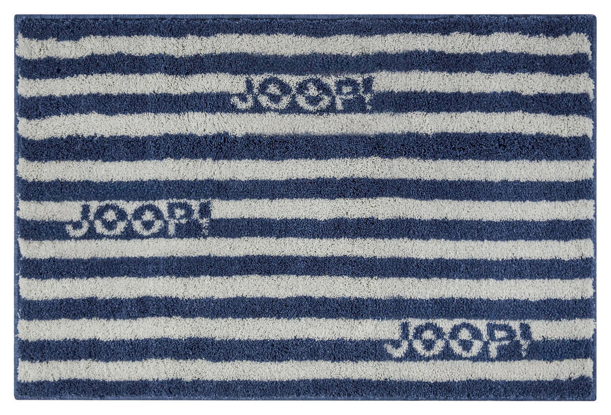 BADTEPPICH Blau 60/90 cm  - Blau, Basics, Naturmaterialien/Textil (60/90cm) - Joop!