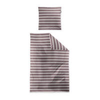 BETTWÄSCHE Makosatin 140/200 cm  - Mauve, KONVENTIONELL, Textil (140/200cm) - Irisette