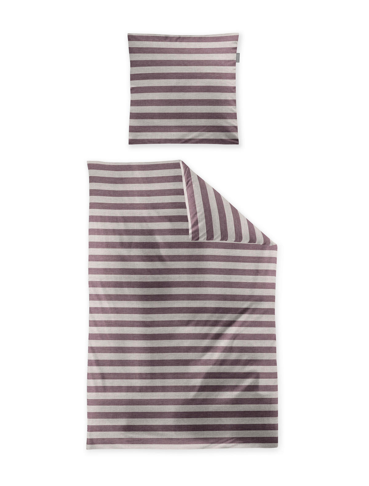 BETTWÄSCHE Makosatin 140/200 cm  - Mauve, KONVENTIONELL, Textil (140/200cm) - Irisette
