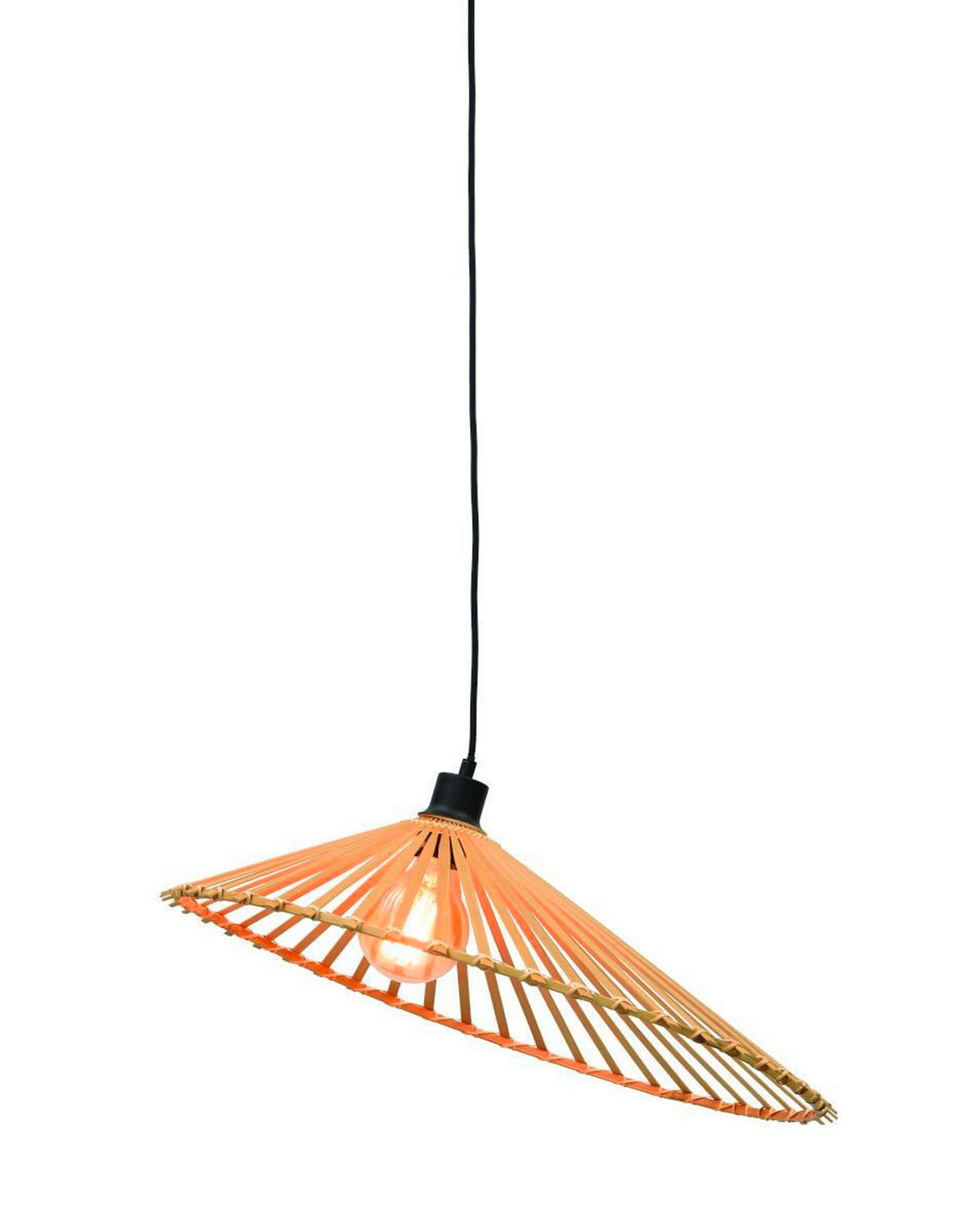 HÄNGLAMPA GOOD&MOJO  60/14 cm  - naturfärgad, Trend, trä (60/14cm) - Good & Mojo