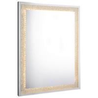 BADEZIMMERSPIEGEL 60/80/3,5 cm  - Schwarz, MODERN, Glas/Metall (60/80/3,5cm)