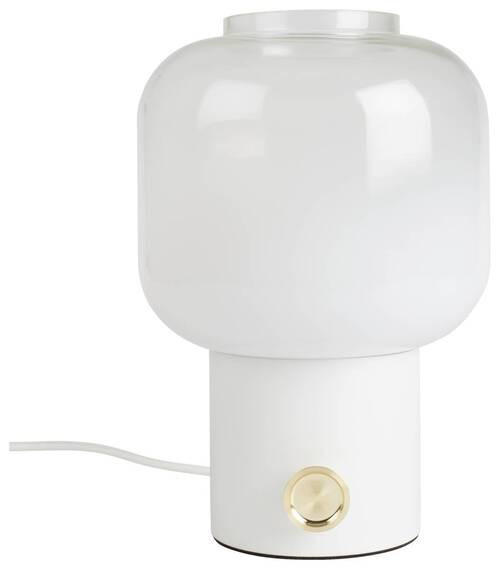 TISCHLEUCHTE - Weiß, Basics, Glas/Metall (20/29,50cm) - Zuiver