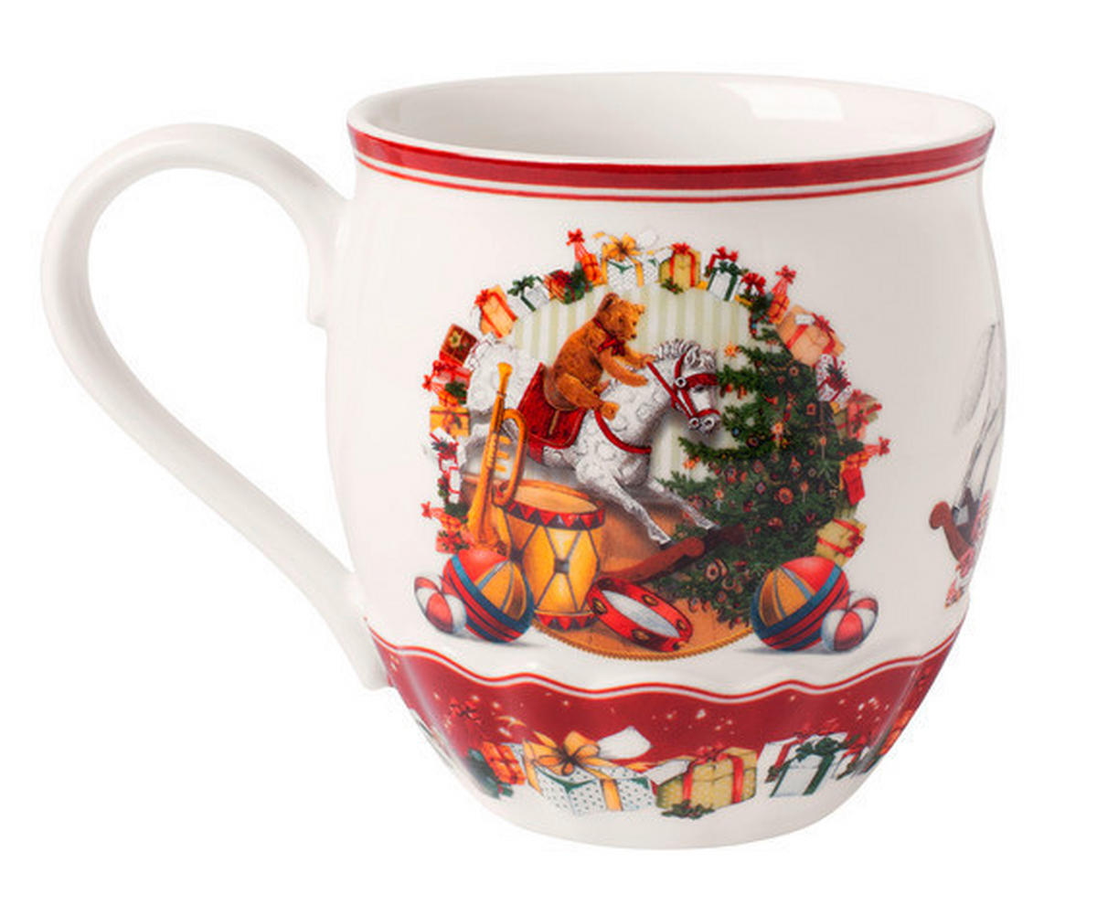 KAFFEEBECHER TOYS FANTASY  530 ml   - Rot/Weiß, Trend, Keramik (530ml) - Villeroy & Boch