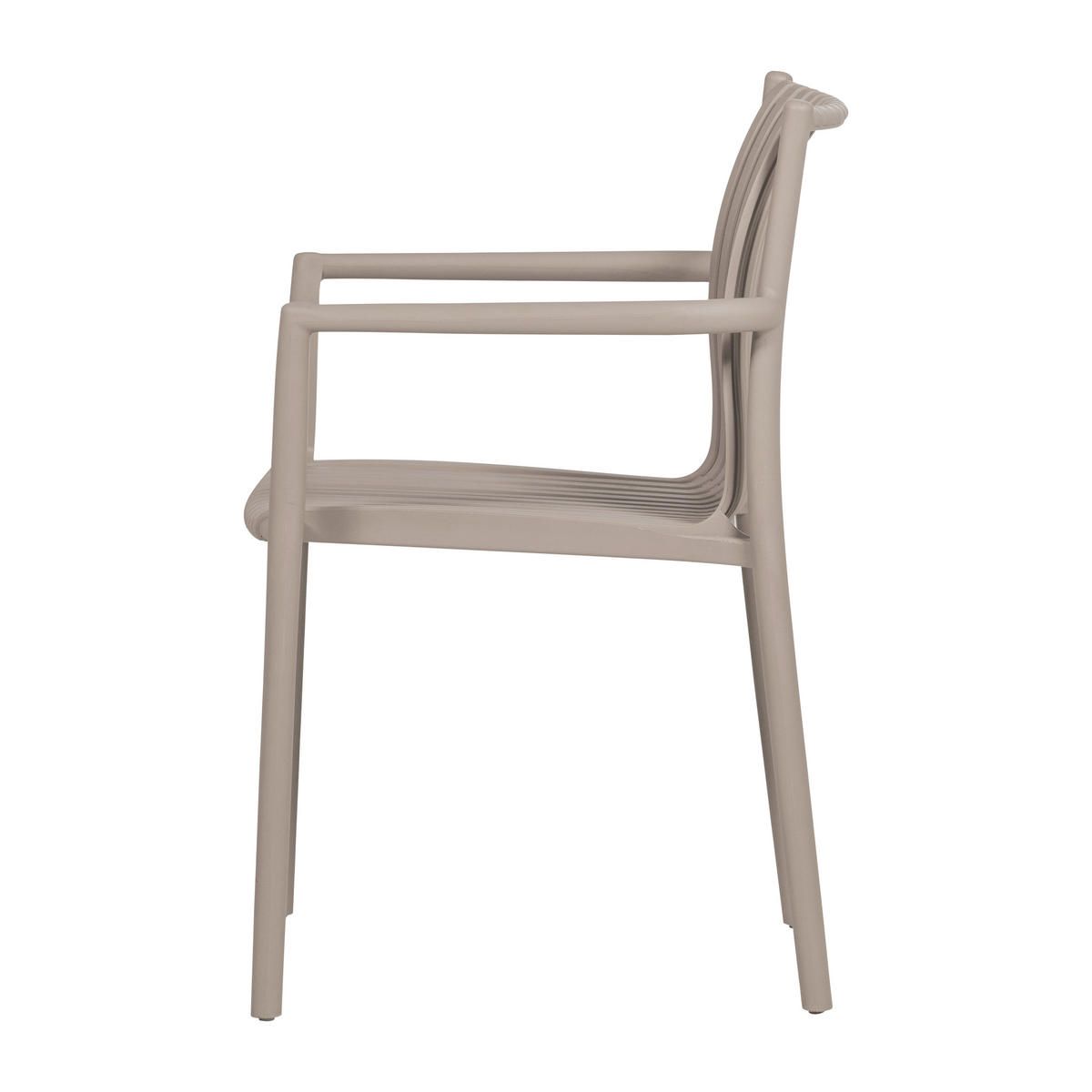 GARTENSTUHL-SET Sandfarben  - Sandfarben, MODERN, Kunststoff (56/84/57cm) - Livetastic