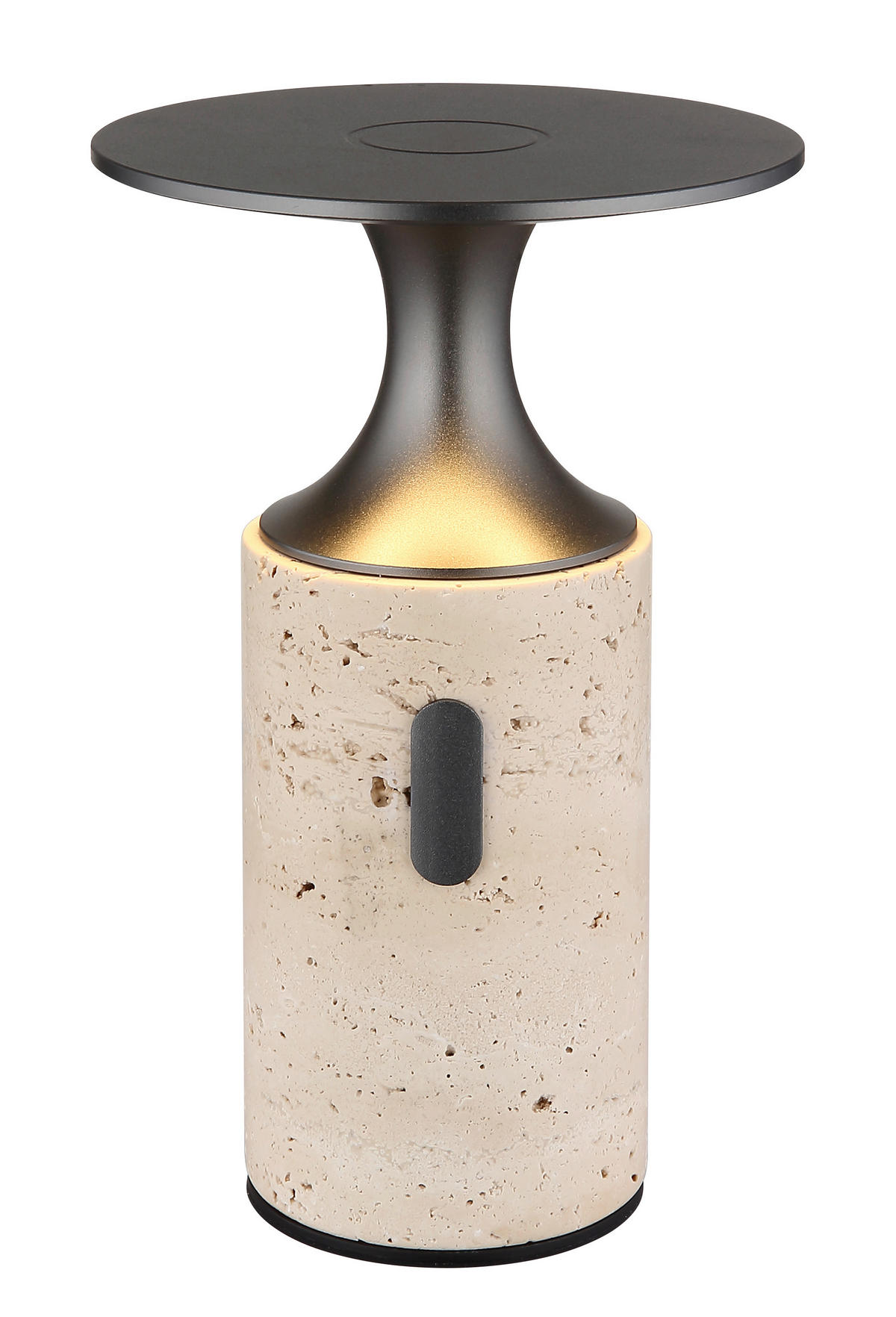 PORTABEL LAMPA TRAVERTIN 12/18,8 cm   - vit/grafitfärgad, Design, metall/plast (12/18,8cm) - Globo