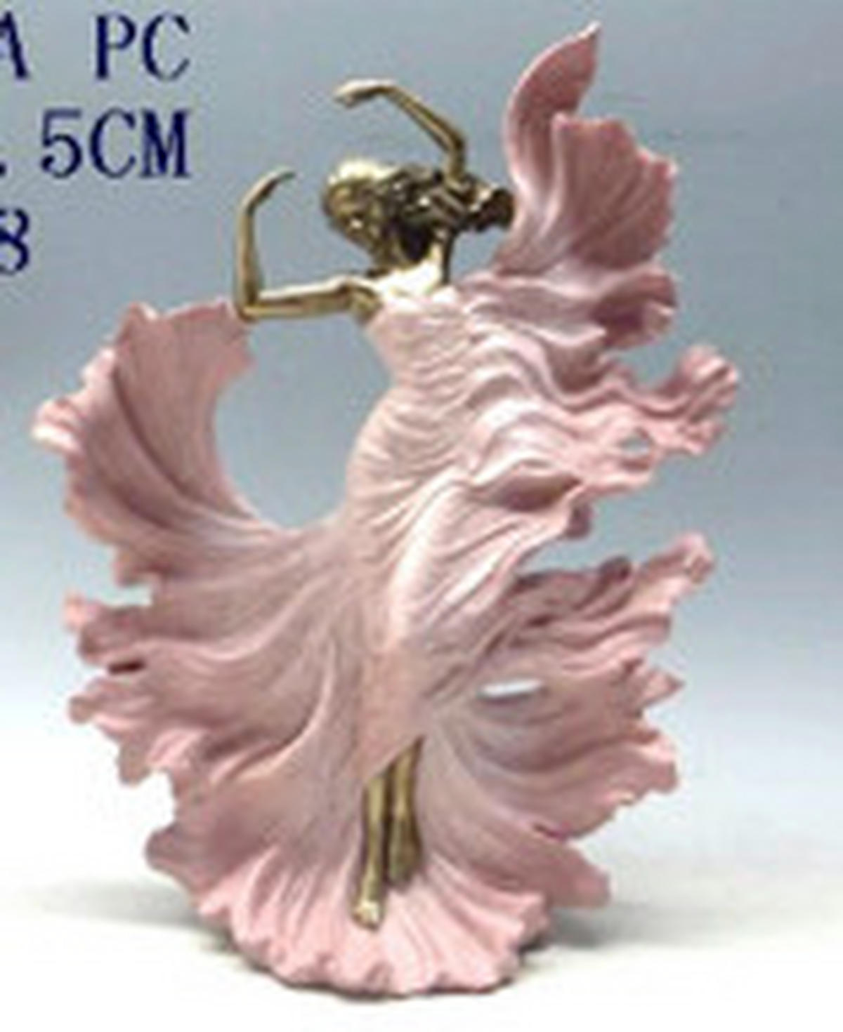 SCULPTURĂ - auriu/multicolor, Basics, plastic (32,5/11/26cm)