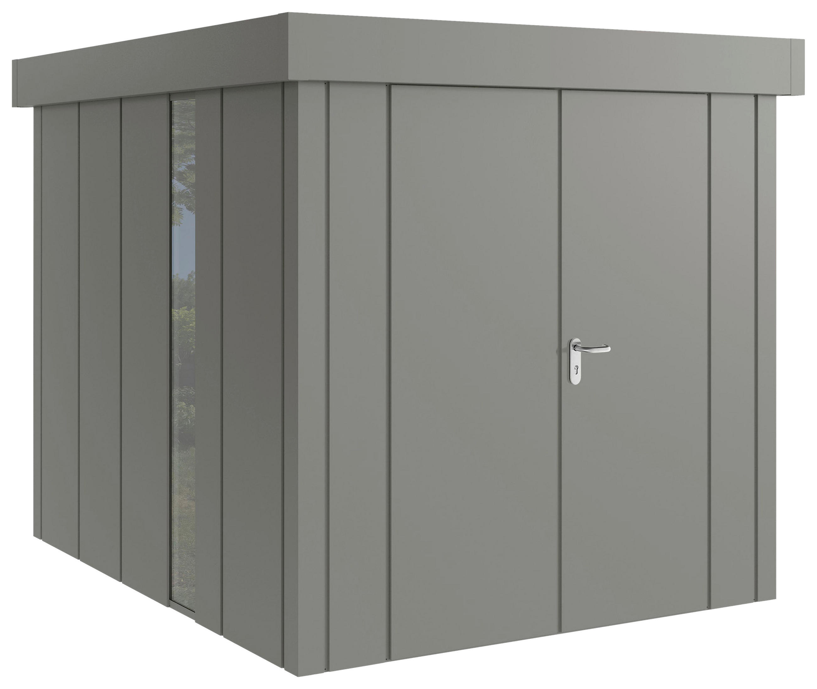 GERÄTEHAUS 229/220/277 cm  - Alufarben, Basics, Metall (229/220/277cm) - Hörmann
