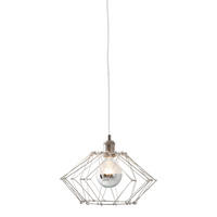 HÄNGELEUCHTE Fyn 40/100 cm   - Silberfarben, Design, Metall (40/100cm) - Näve