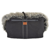 MUFF Eisbär  - Schwarz, Basics, Textil (65/35/6cm) - Jimmylee