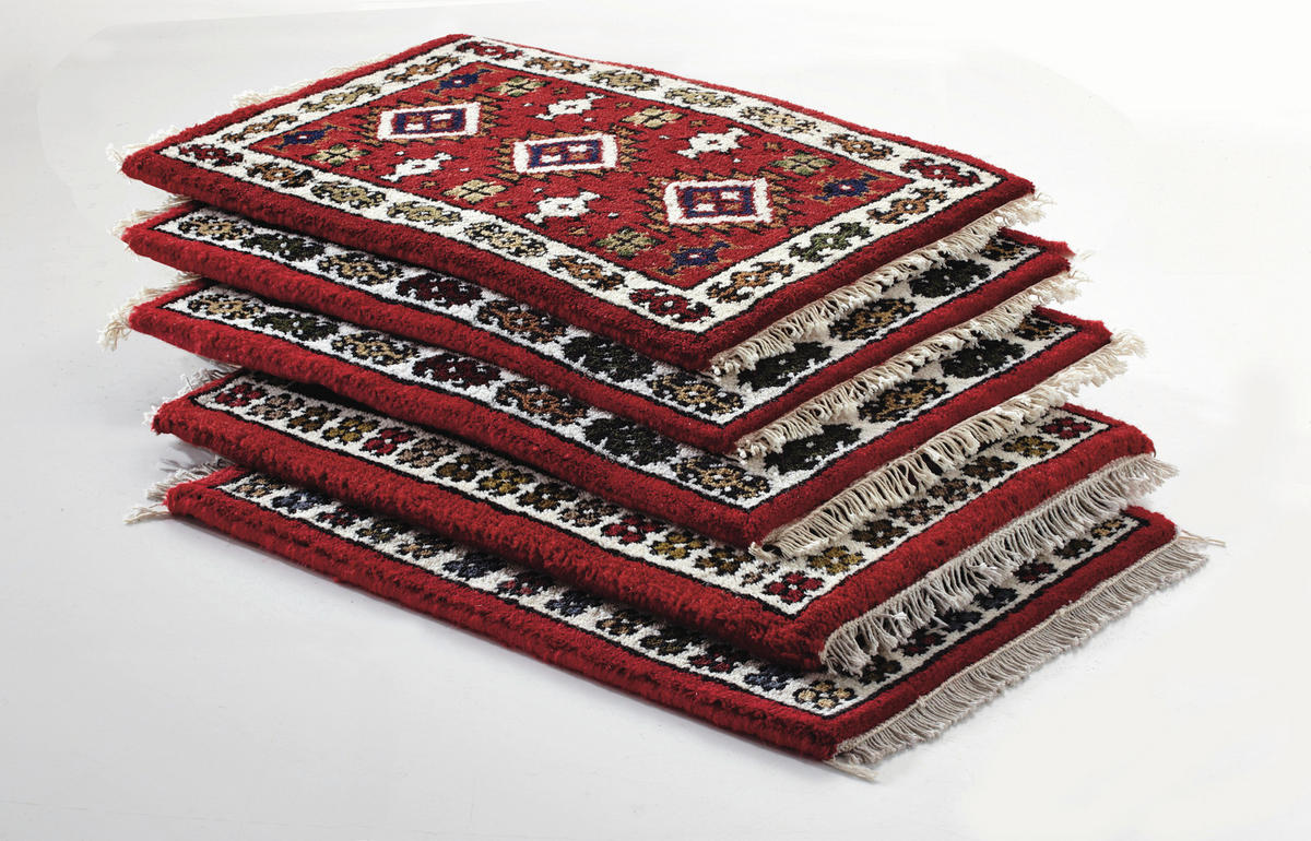 Covor Oriental  Indo Rajpur Super -TOP-  - bej/roșu, Lifestyle, textil (40/60cm) - Cazaris