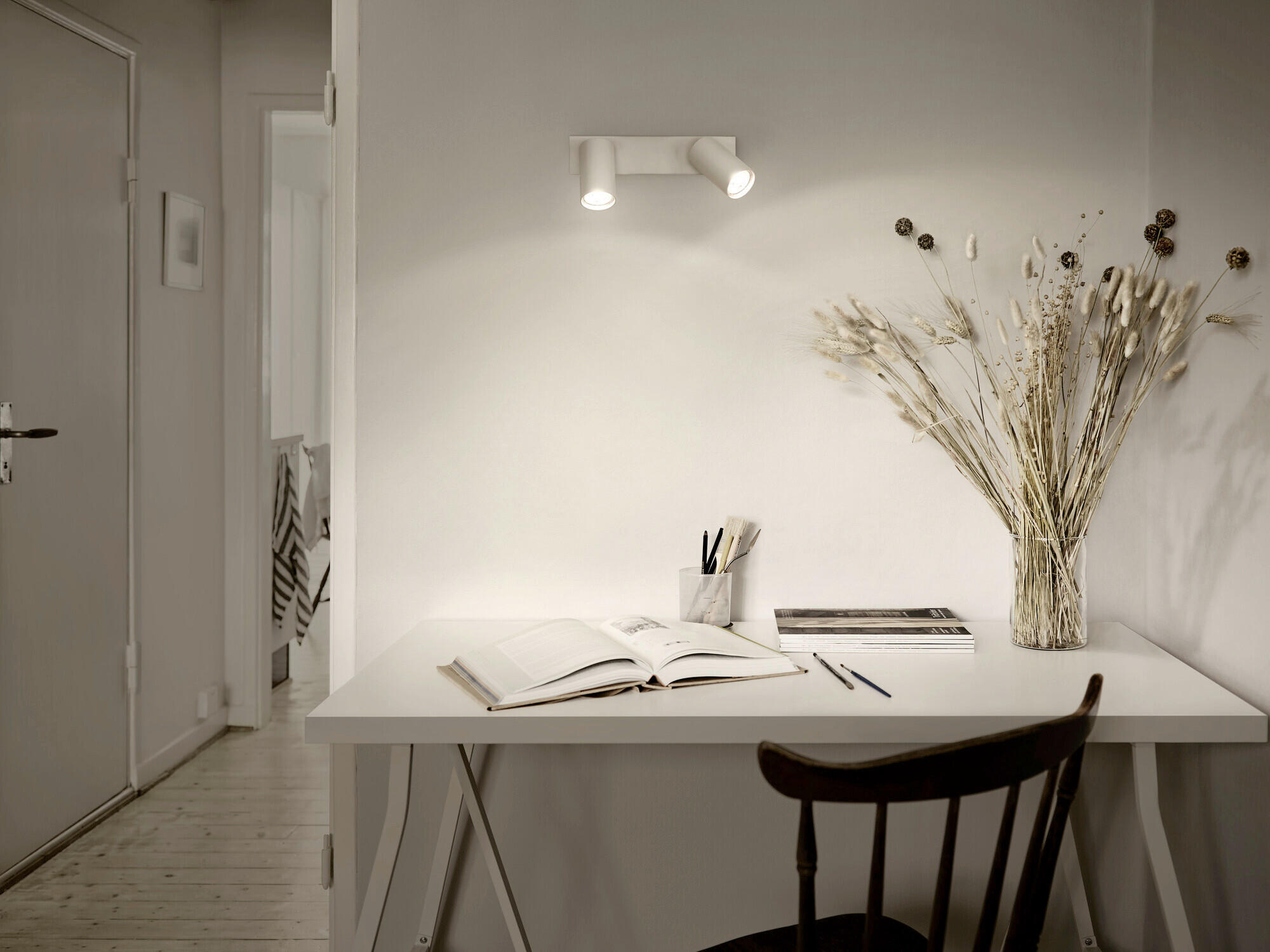 LED-STRAHLER 26/6/14 cm   - Weiß, Basics, Metall (26/6/14cm) - Osram