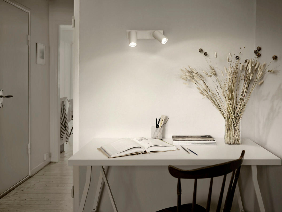 LED-STRAHLER 26/6/14 cm   - Weiß, Basics, Metall (26/6/14cm) - Osram