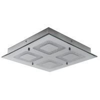LED-DECKENLEUCHTE   - Chromfarben, Basics, Glas/Metall (5,8cm) - Näve