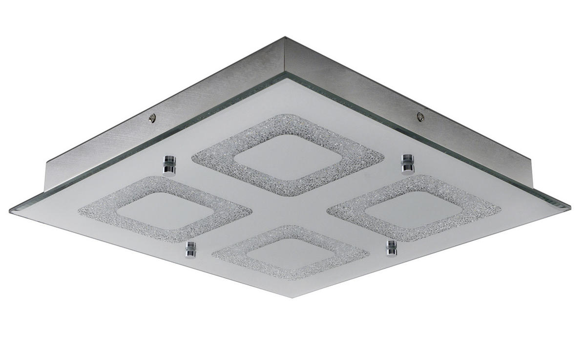 LED-DECKENLEUCHTE   - Chromfarben, Basics, Glas/Metall (5,8cm) - Näve