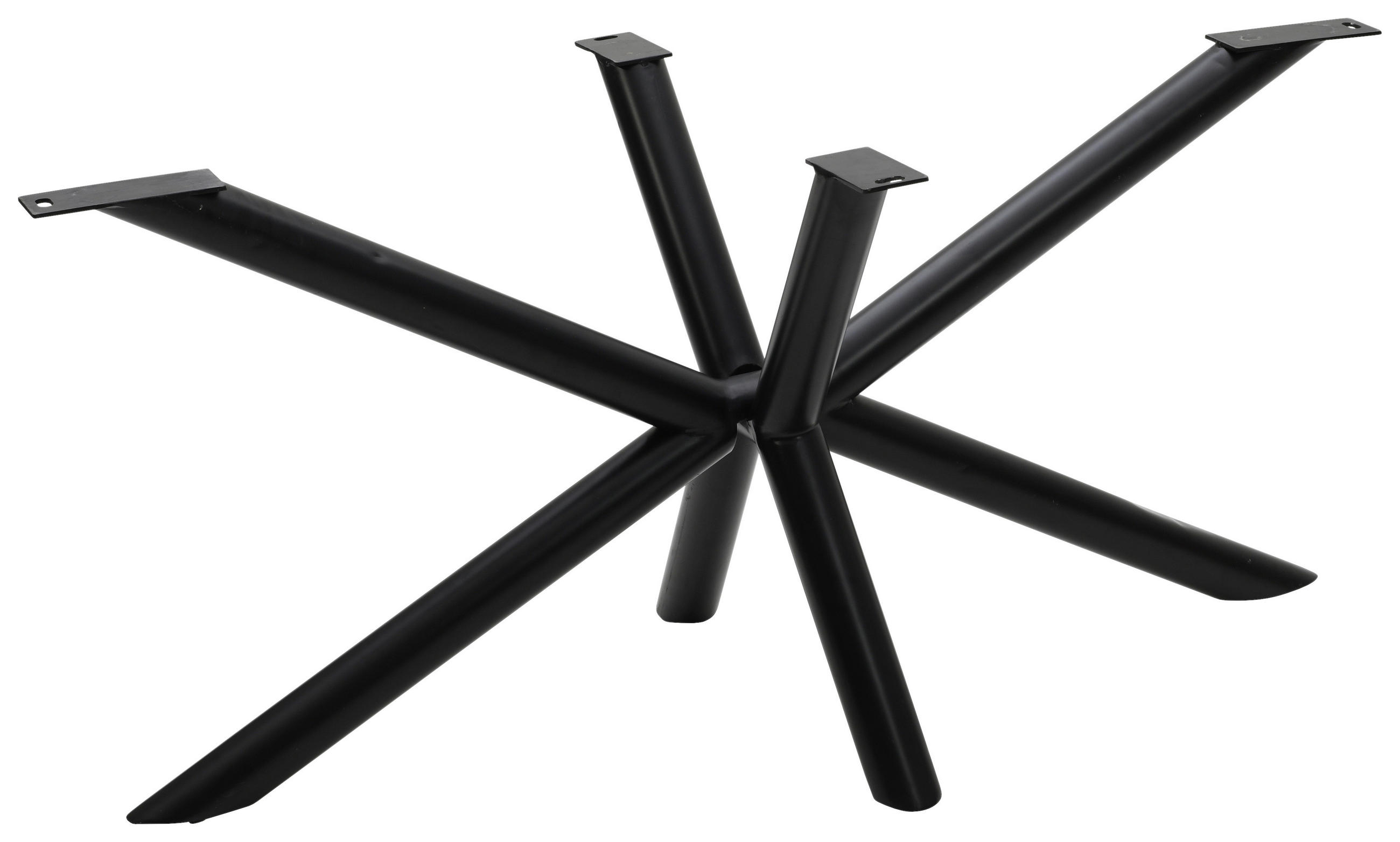 TISCHGESTELL 160/75/72 cm  Metall Schwarz  - Schwarz, Design, Metall (160/75/72cm) - Landscape