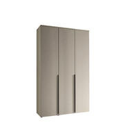 DREHTÜRENSCHRANK  in Kaschmir  - Kaschmir/Schwarz, MODERN, Holzwerkstoff/Kunststoff (135/225/52cm) - Carryhome