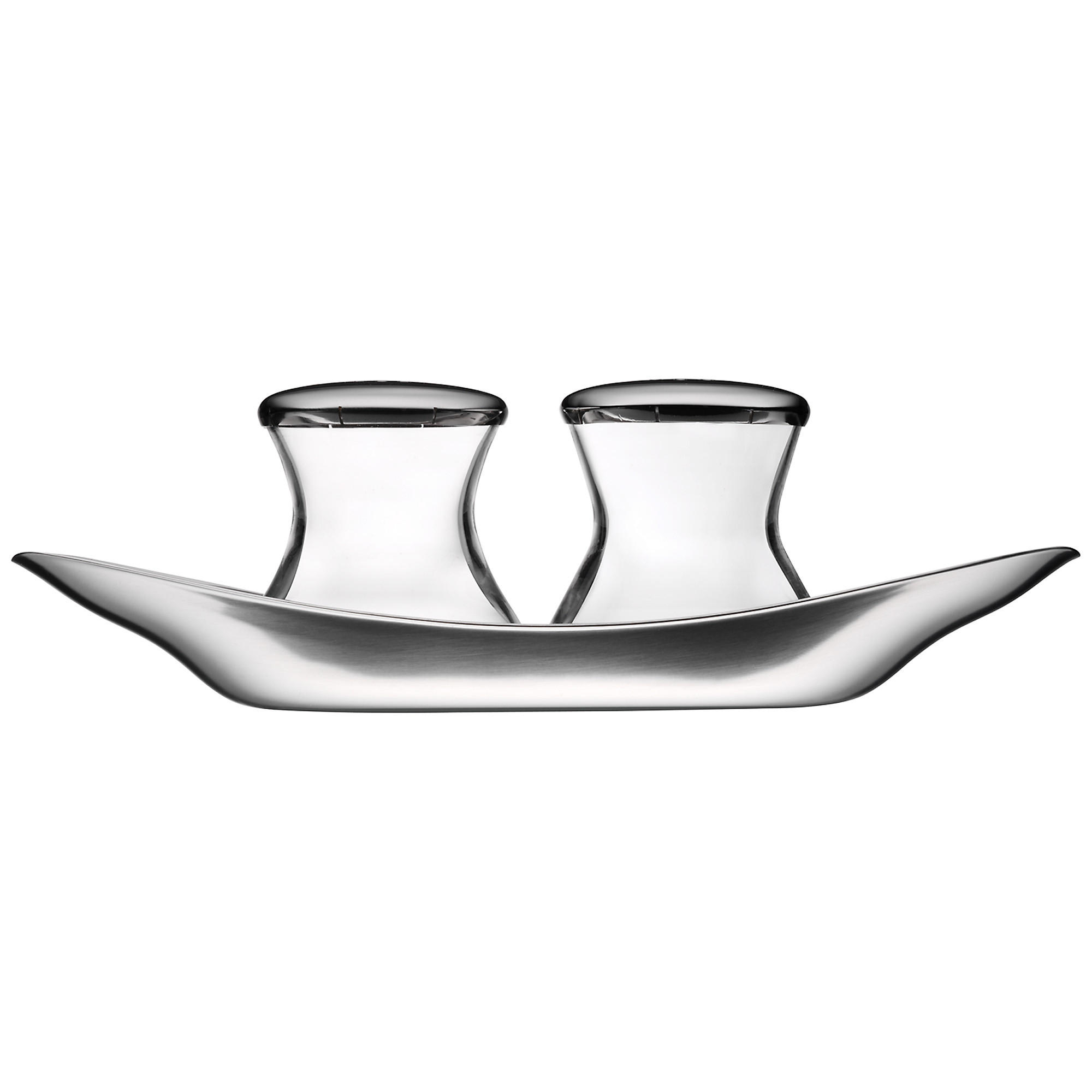 PRIBOR ZA SO I BIBER - prozirna/boja nerđajućeg čelika, Osnovno, staklo/metal (17cm) - WMF
