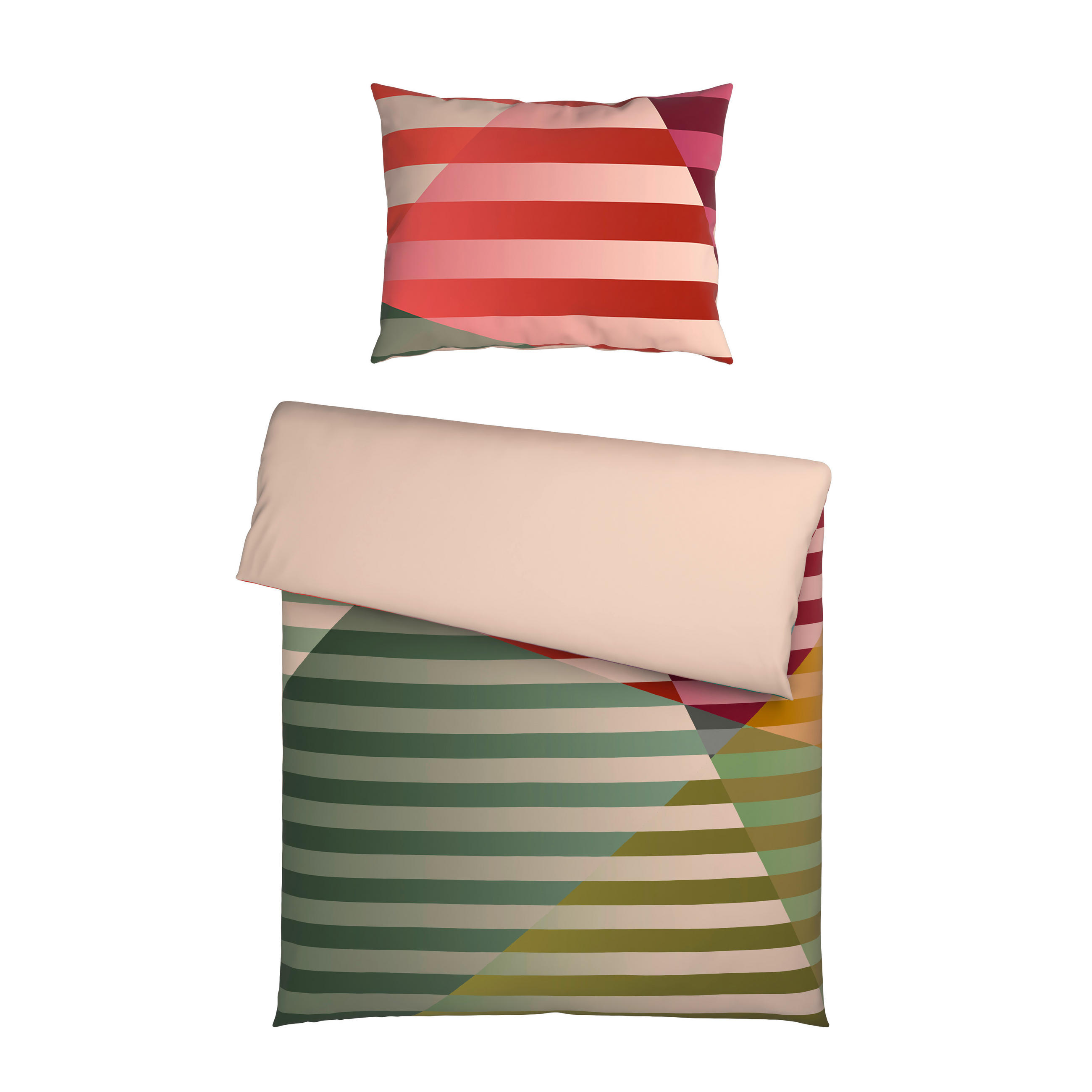 WENDEBETTWÄSCHE Bop Satin 140/200 cm  - Multicolor, Basics, Textil (140/200cm) - Novel