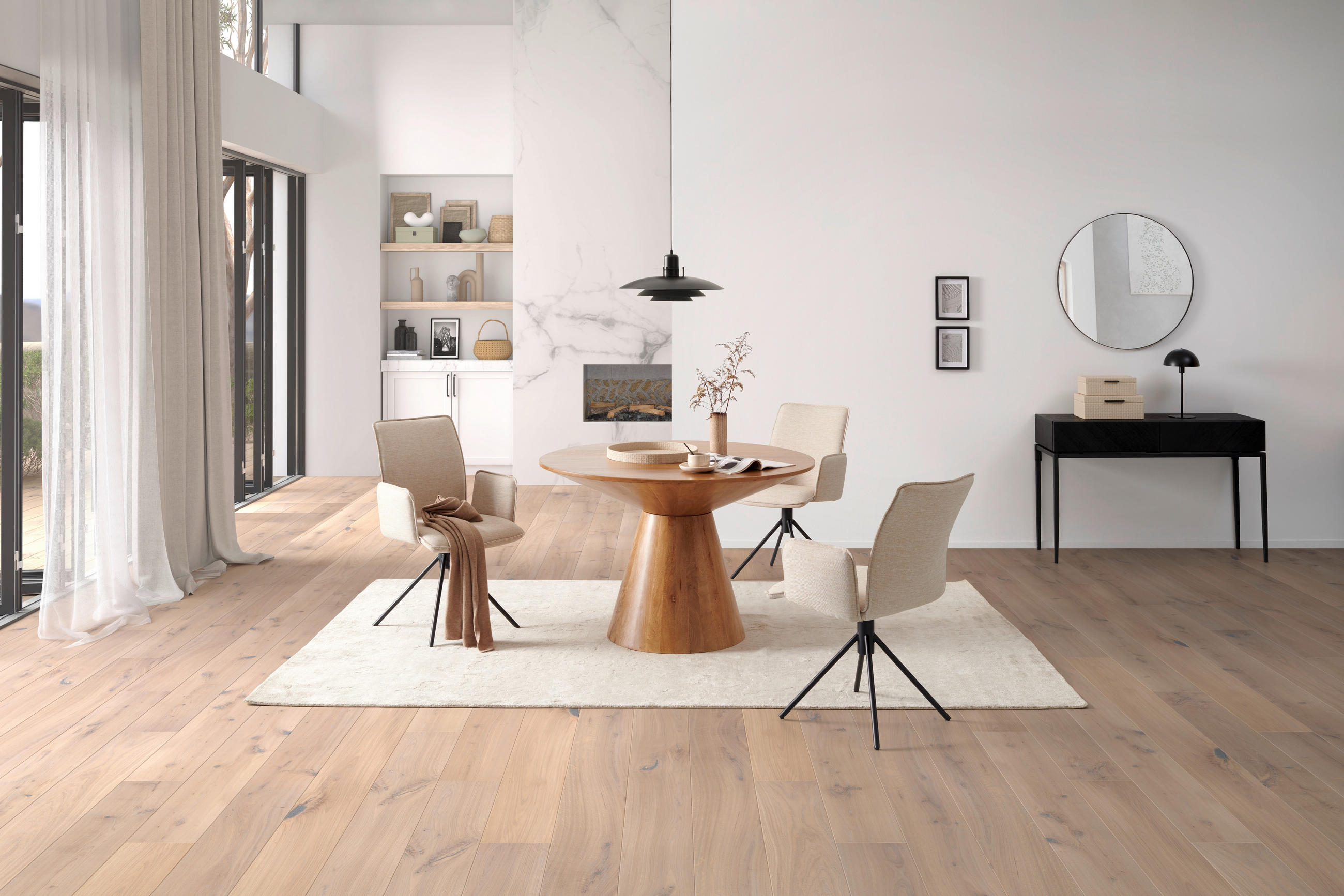 ESSTISCH in Holz 120/120/77 cm  - Naturfarben, MODERN, Holz (120/120/77cm) - MID.YOU