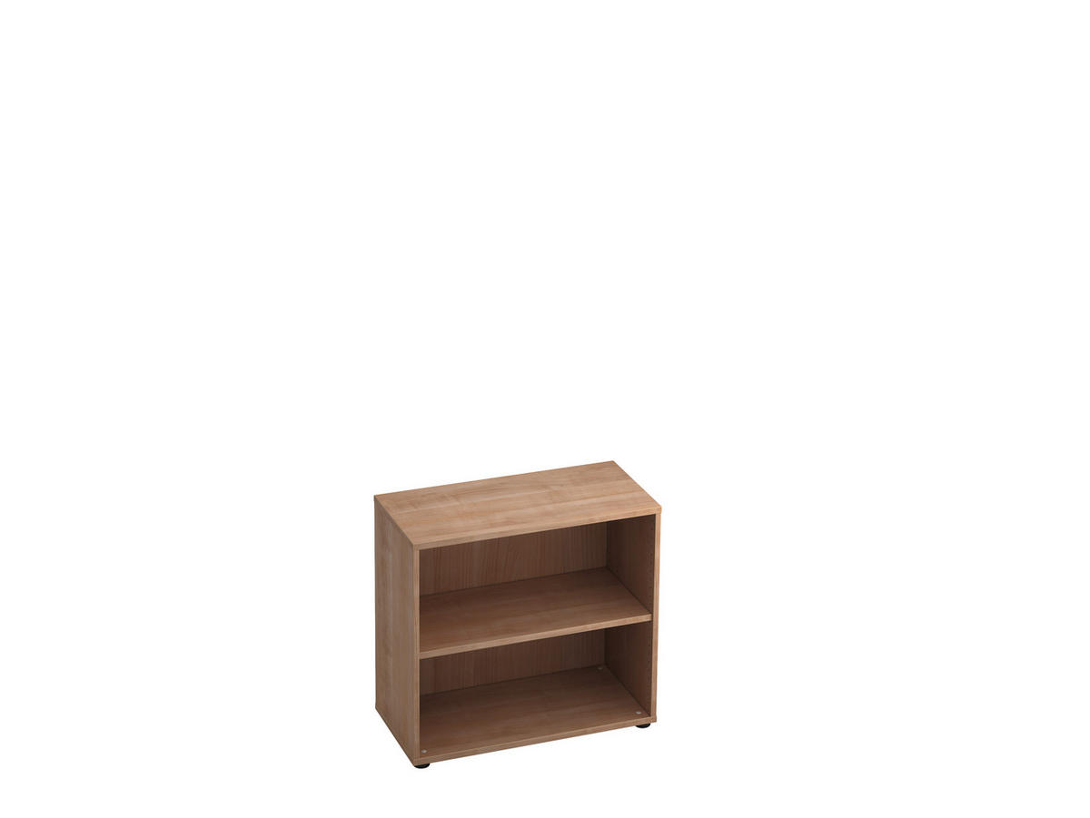 REGAL  80/74,8/40 cm Nussbaumfarben  - Nussbaumfarben/Schwarz, KONVENTIONELL, Holzwerkstoff/Kunststoff (80/74,8/40cm) - Venda