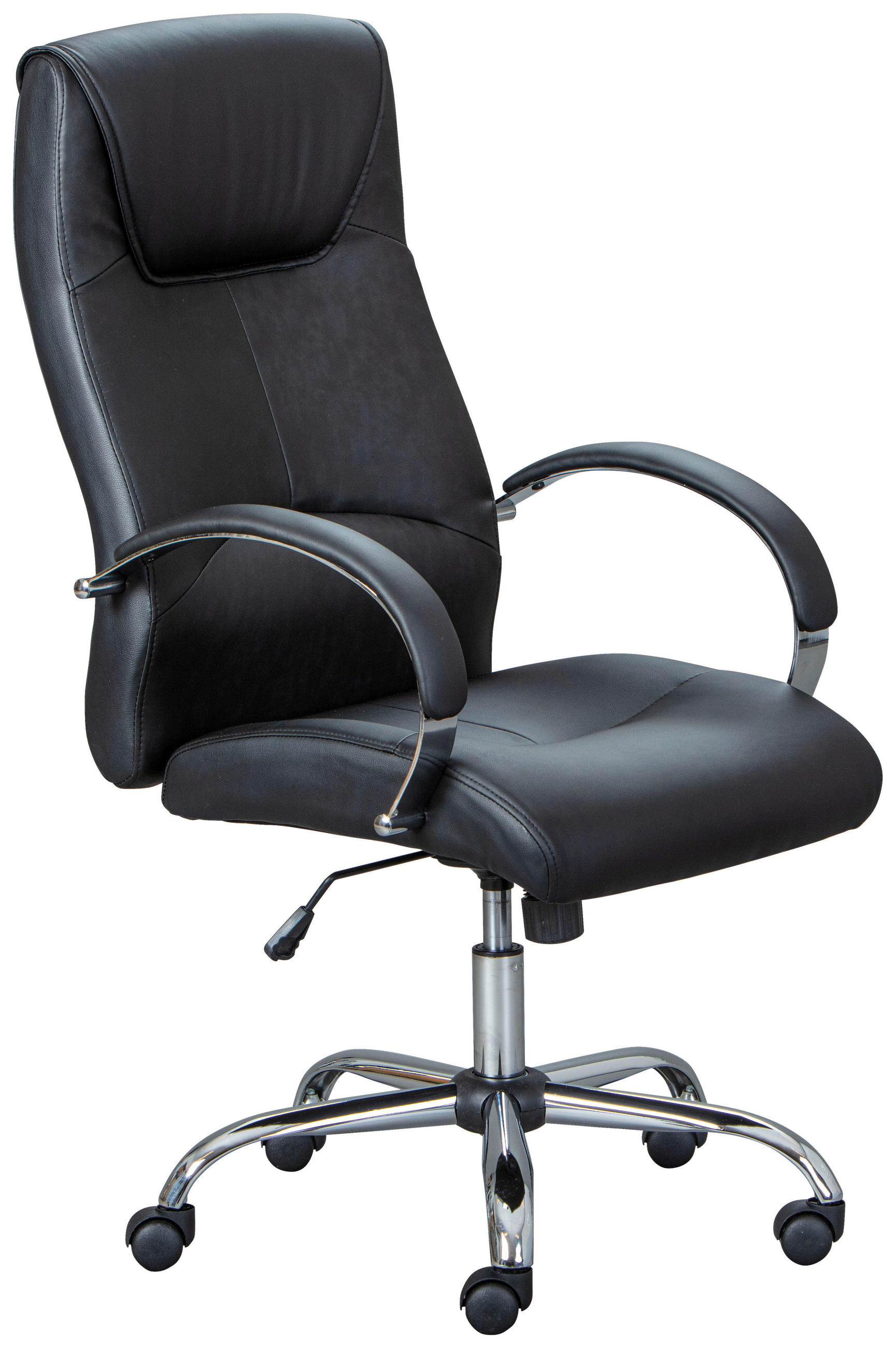 MID.YOU OTOČNÁ ŽIDLE PRO MLÁDEŽ, černá, barvy chromu