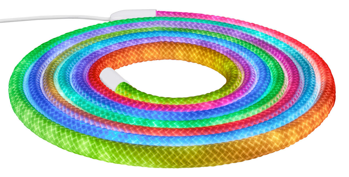 LICHTSCHLAUCH 500 cm  - Weiß, Trend, Kunststoff (500cm)