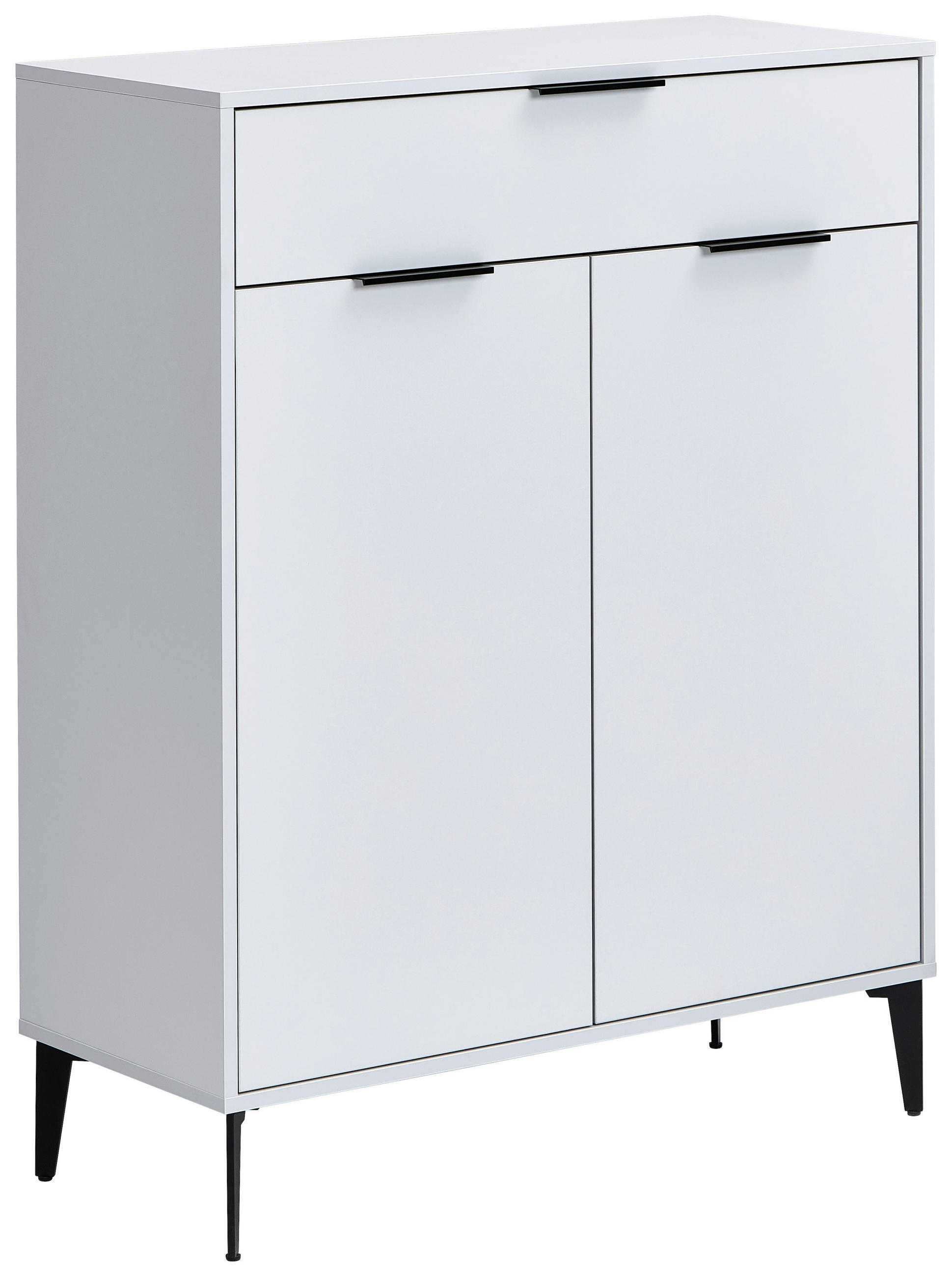 SCHUHSCHRANK JOLLY 92/117/40 cm  - Anthrazit/Hellgrau, Modern, Holzwerkstoff/Metall (92/117/40cm) - Hom`in