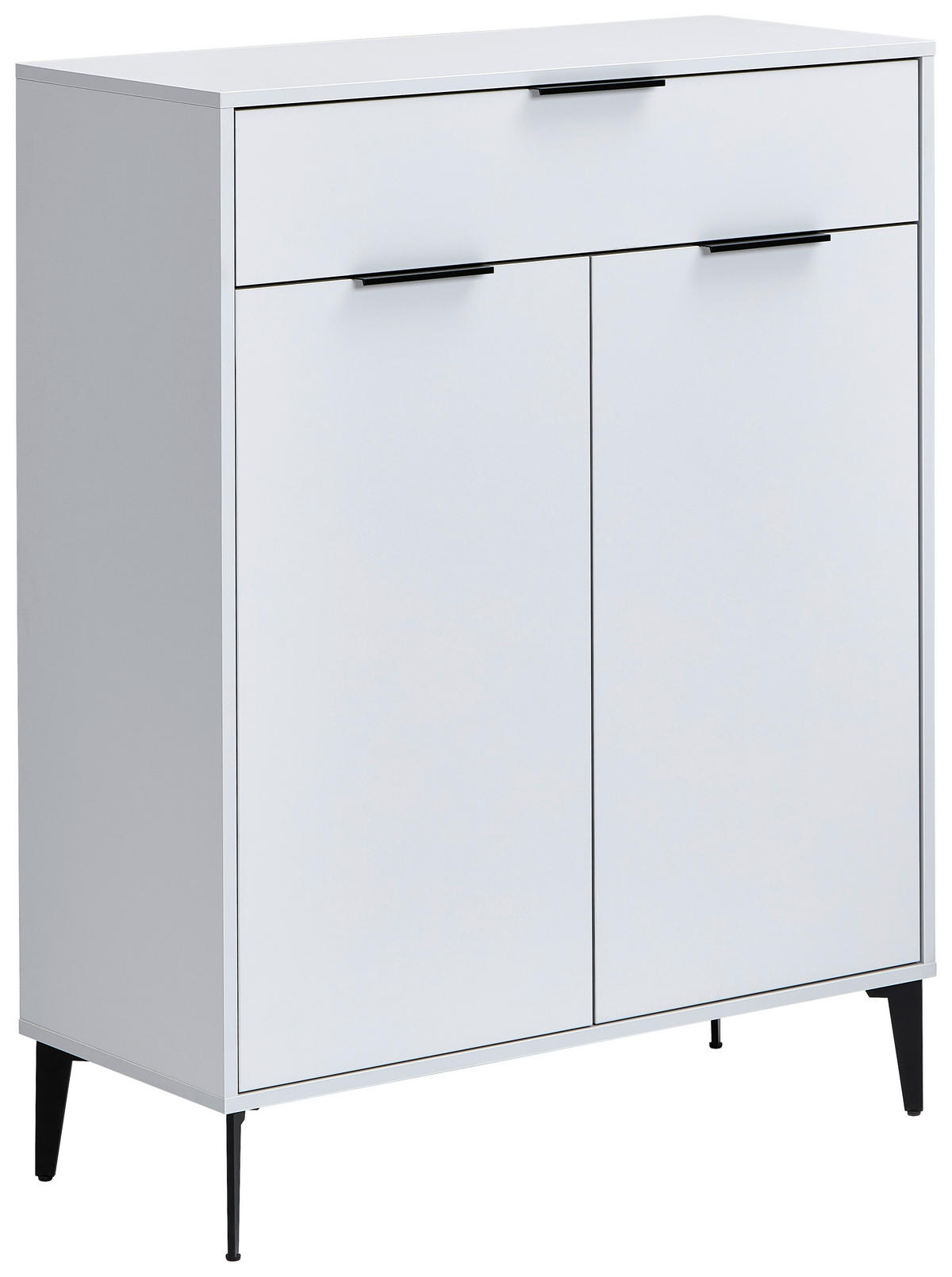 SCHUHSCHRANK JOLLY  in 92/117/40 cm  - Anthrazit/Hellgrau, MODERN, Holzwerkstoff/Metall (92/117/40cm) - Hom`in