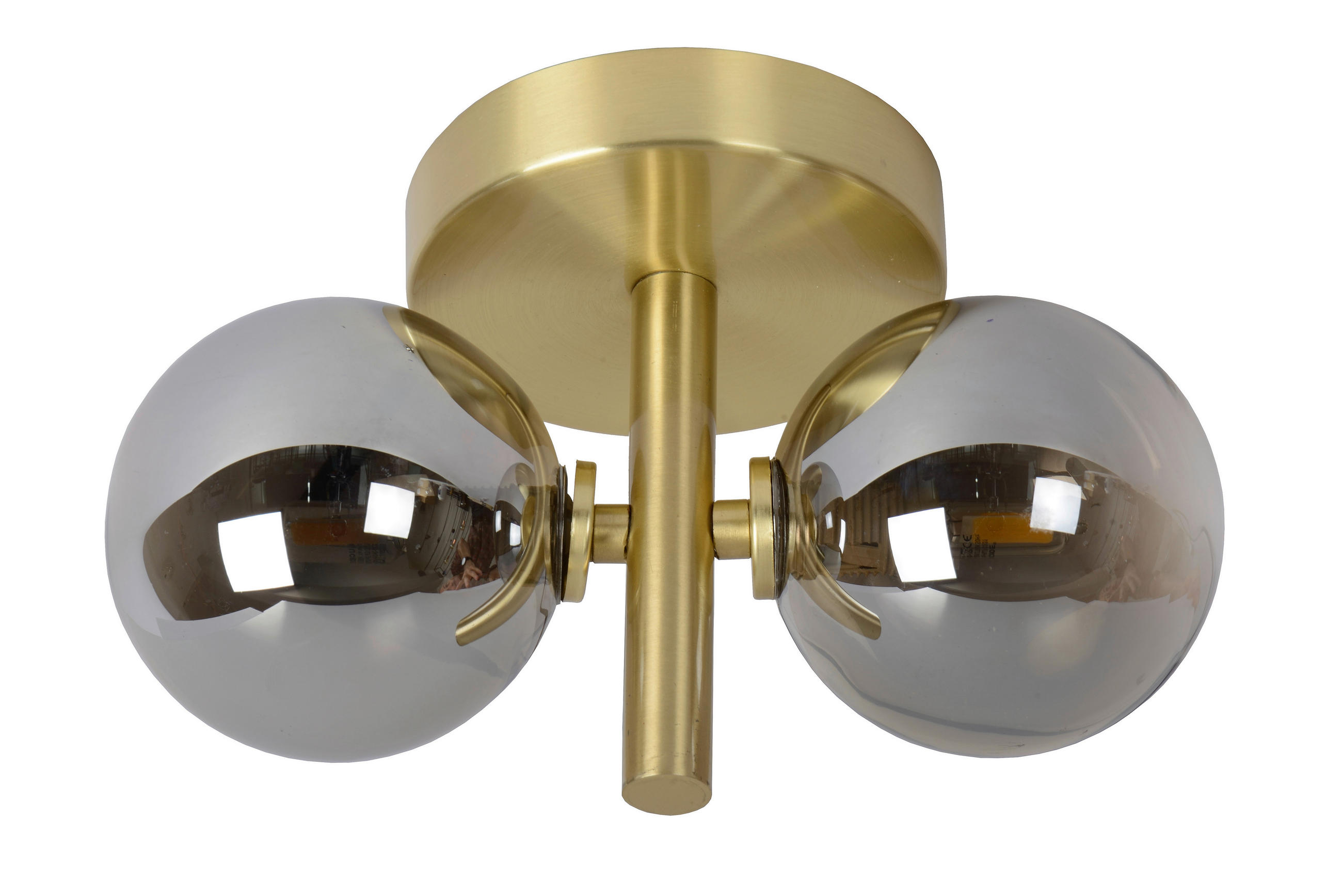 WANDLEUCHTE Tycho 12/15/24.5 cm   - Messingfarben, Design, Glas (12/15/24.5cm) - Lucide