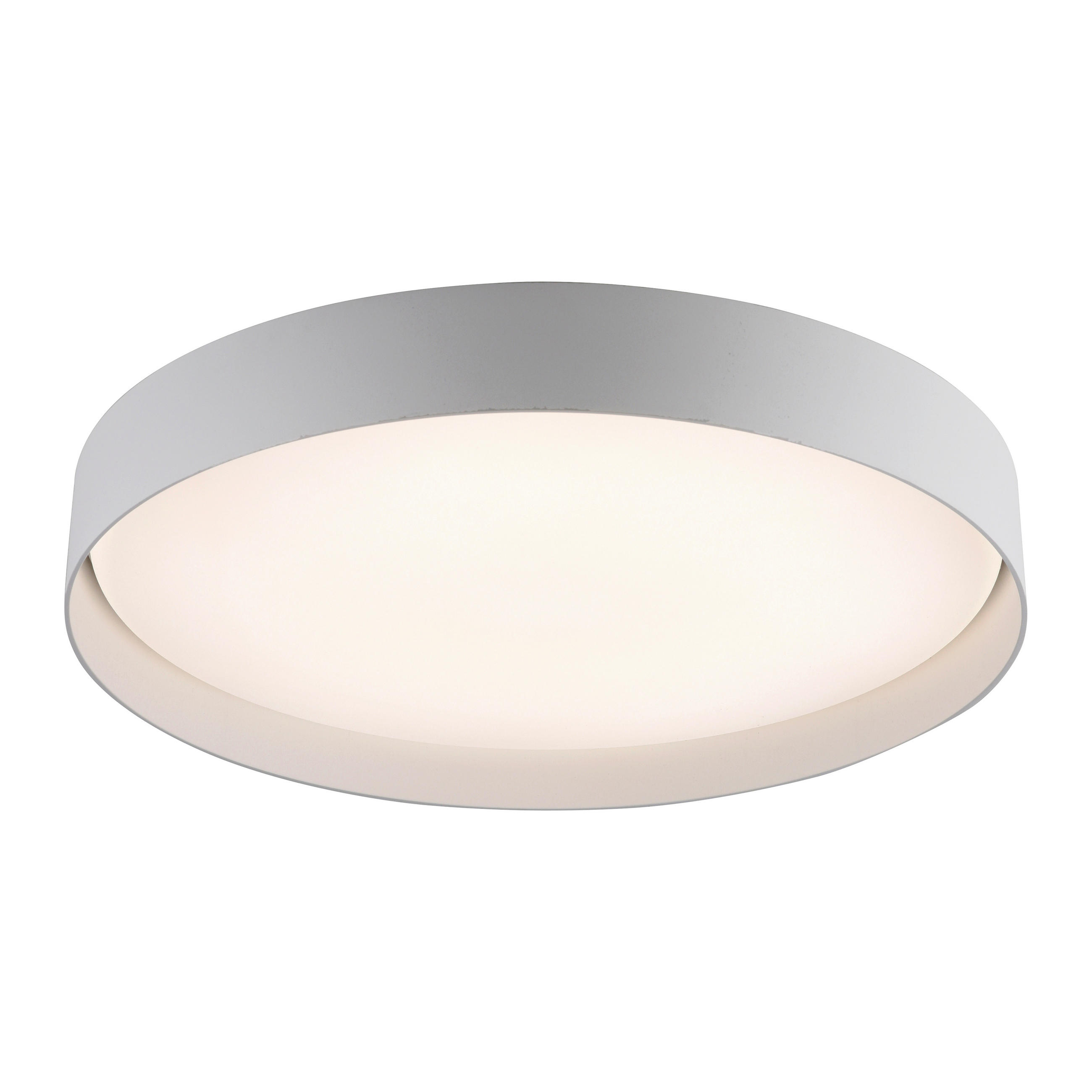 LED-DECKENLEUCHTE Tavoli 49/49/7,3 cm   - Weiß, KONVENTIONELL, Kunststoff/Metall (49/49/7,3cm) - Schöner Wohnen