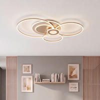 LED-DECKENLEUCHTE Travera 90/63/8,5 cm   - Sandfarben/Chromfarben, Design, Kunststoff/Stein (90/63/8,5cm) - Novel