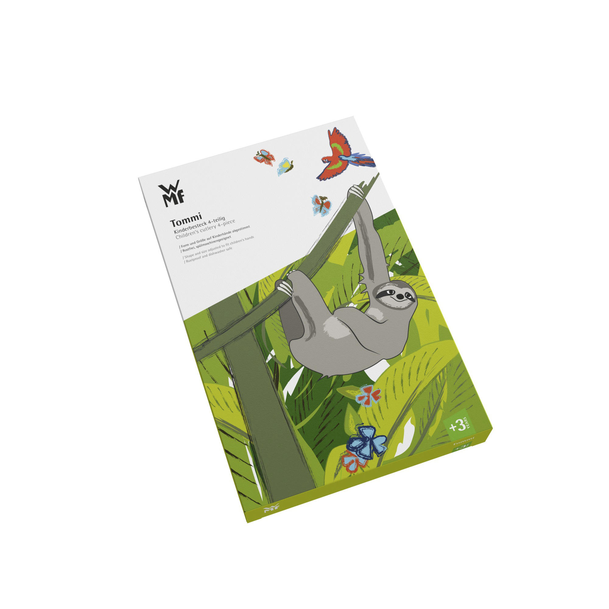 KINDERBESTECK 4-teilig  - Silberfarben, Design, Metall - WMF