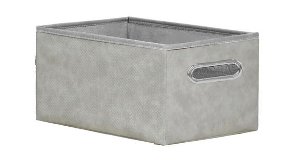 REGALKORB 38/28/20 cm - Beige, Design, Kunststoff/Textil (38/28/20cm) - Ambia Home