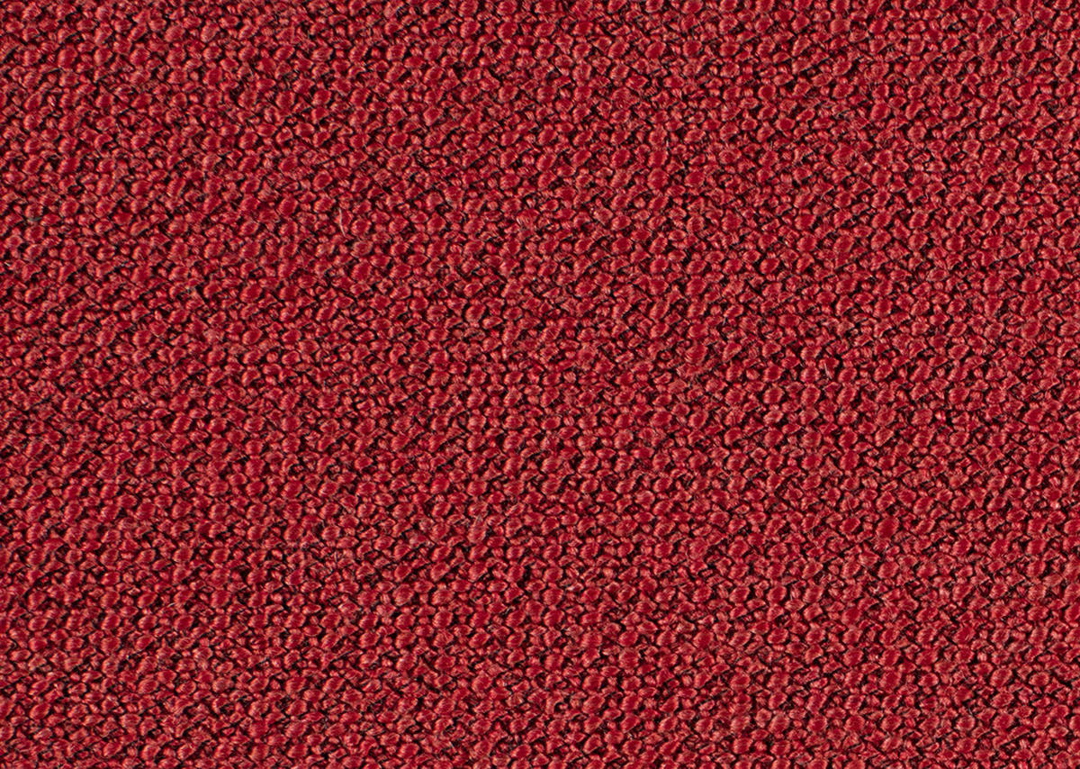 ECKSOFA in Struktur Rot  - Anthrazit/Rot, Design, Textil/Metall (276/165cm) - Himolla