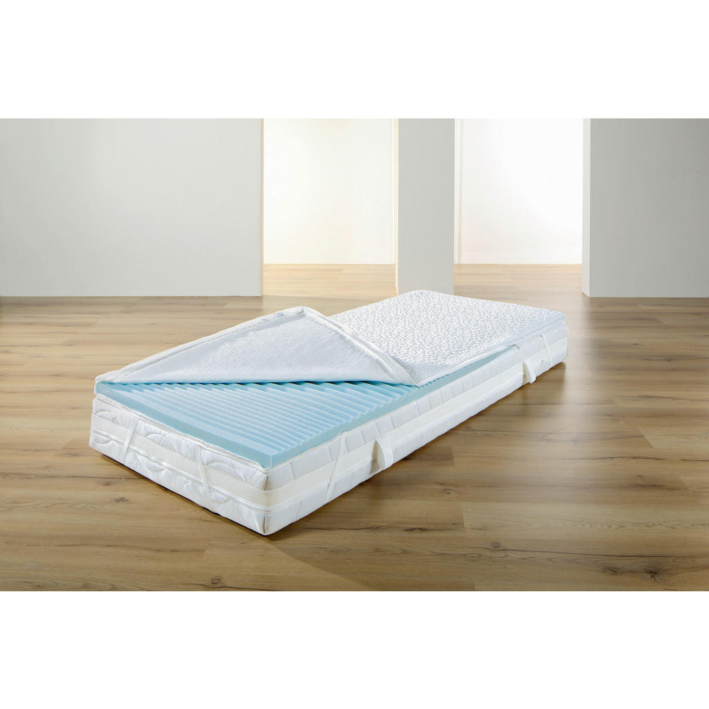 Thumbnail - Sleeptex Topper, Weiß, Textil, Füllung: Polyester, 90x200 cm, Oeko-Tex® Standard 100, Made in Germany, alternative Größe...