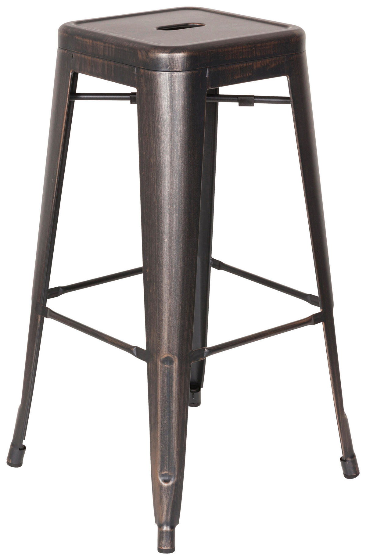 BAROVÁ STOLIČKA, čierna, zlatá - čierna/zlatá, Basics, kov (44/77/44cm) - MID.YOU