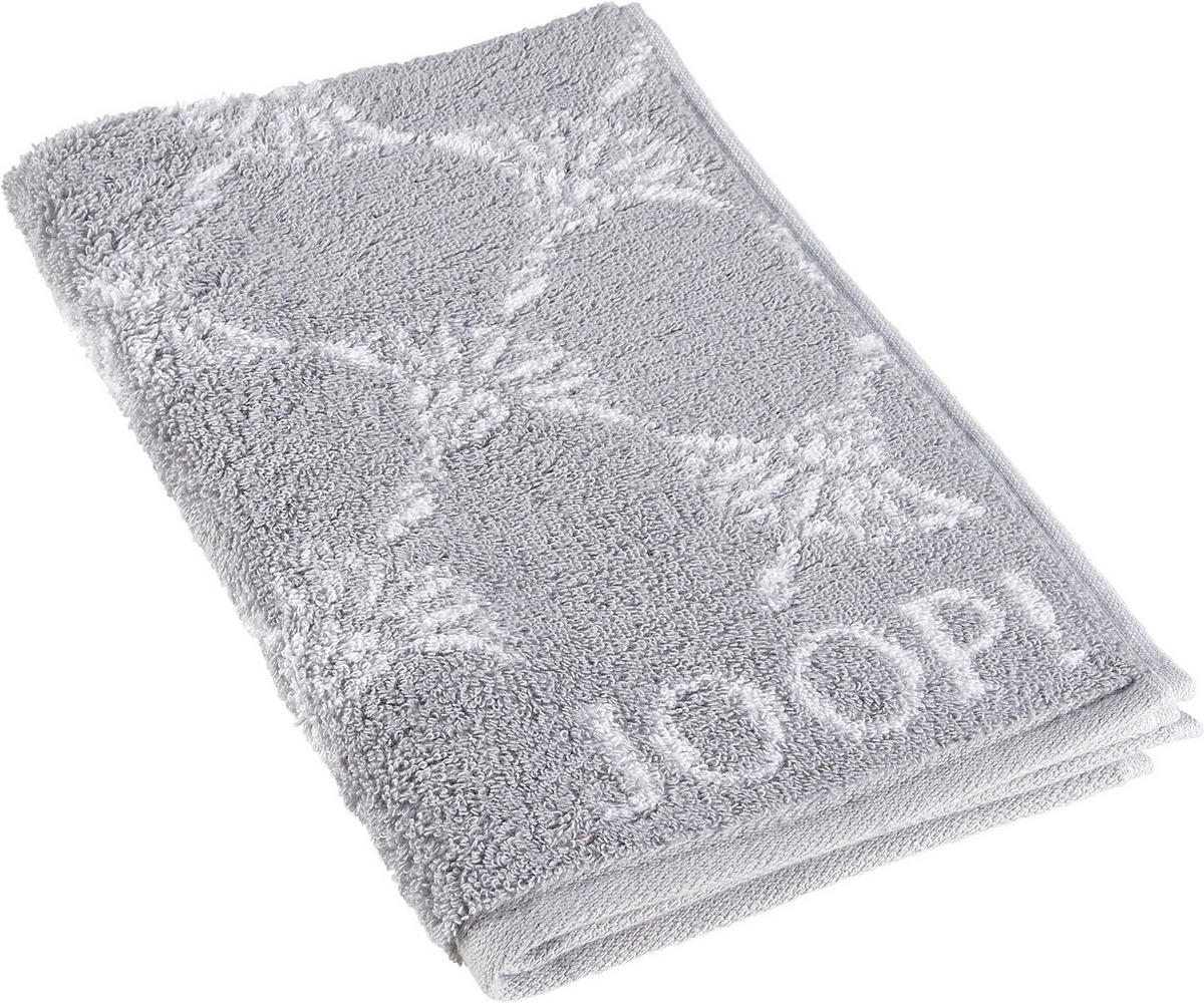 GÄSTETUCH Cornflower Silberfarben 30/50 cm  - Silberfarben, Basics, Textil (30/50cm) - Joop!