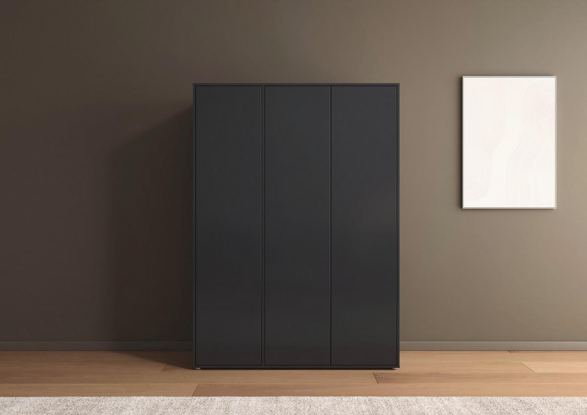 DREHTÜRENSCHRANK in Grau  - Grau, Modern, Holzwerkstoff (140/194/53cm) - Rauch Möbel