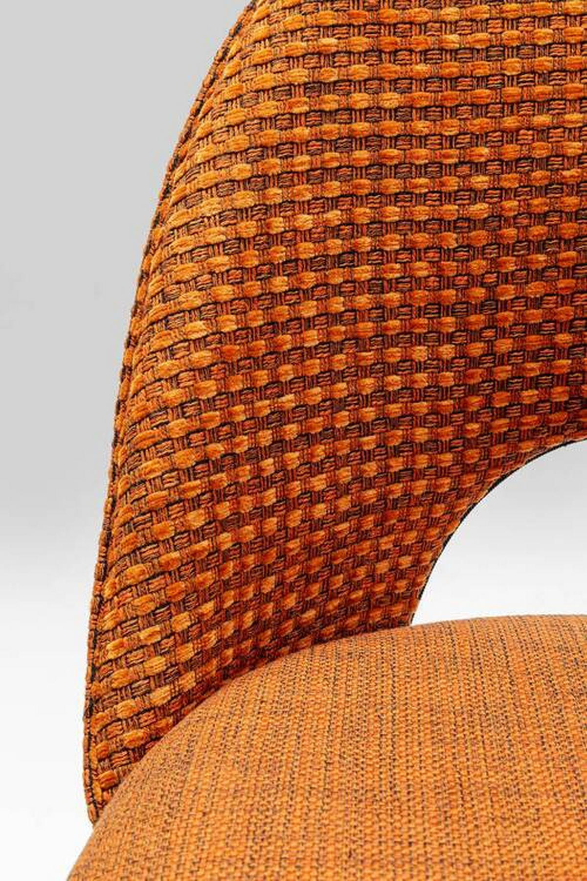 STUHL HUDSON - Goldfarben/Schwarz, Design, Textil/Metall (49/84/54cm) - Ambia Home