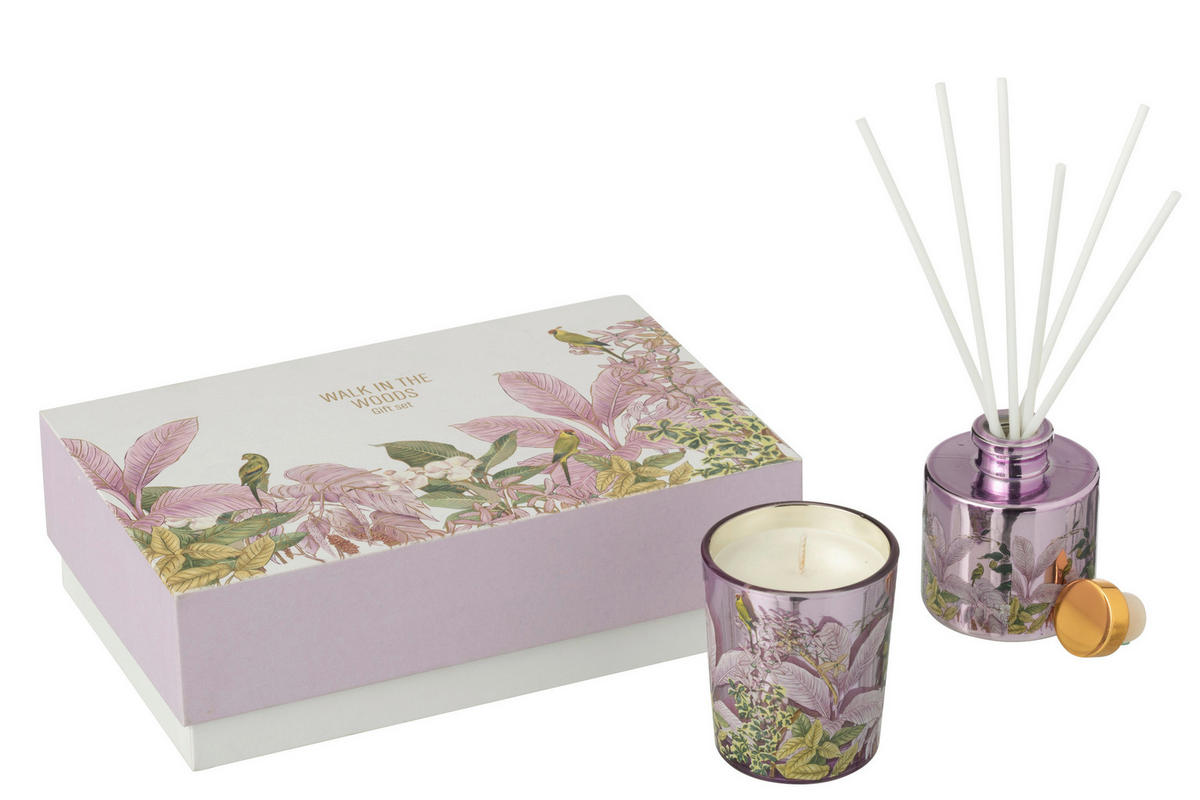 DUFTSET  - Pink, Basics, Naturmaterialien (20/6/12,5cm)