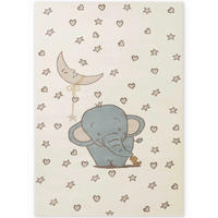 KINDERTEPPICH 120/170 cm Adventures Elefant  - Multicolor/Creme, Design, Kunststoff/Textil (120/170cm) - Hanse Home