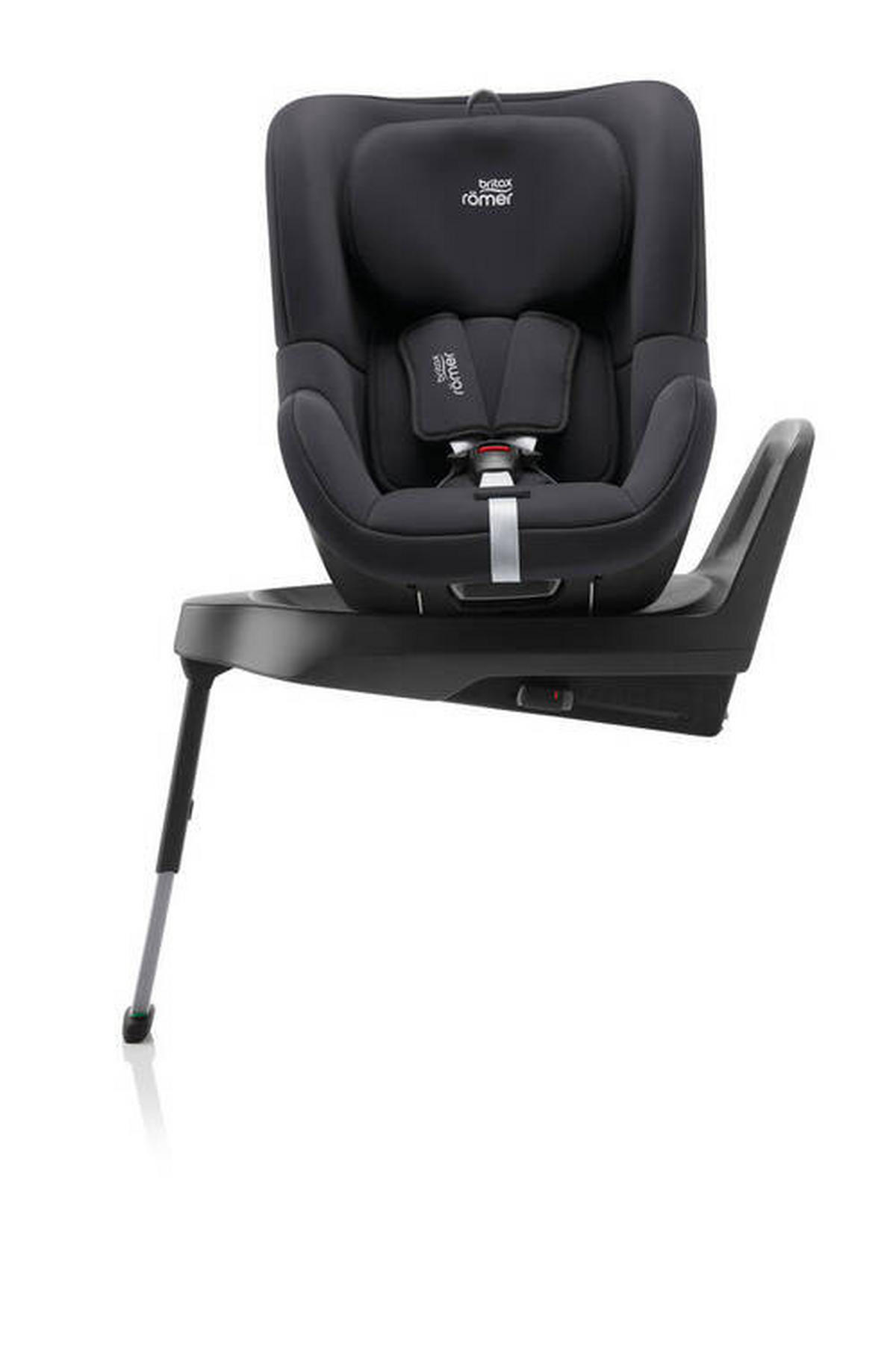 REBOARDER-KINDERSITZ Dualfix Plus  - Dunkelgrau, Basics, Kunststoff/Textil (44/55cm) - Britax Römer